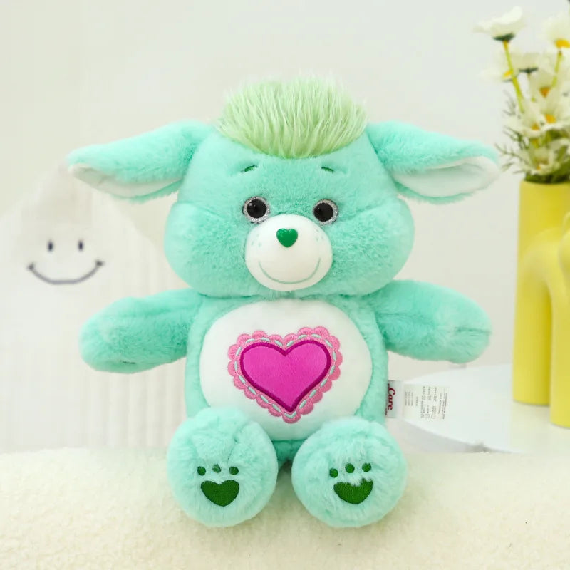 Peluche animaux style Bisounours 33 cm – Cœur brodé – vue 17 | BubuKawaii