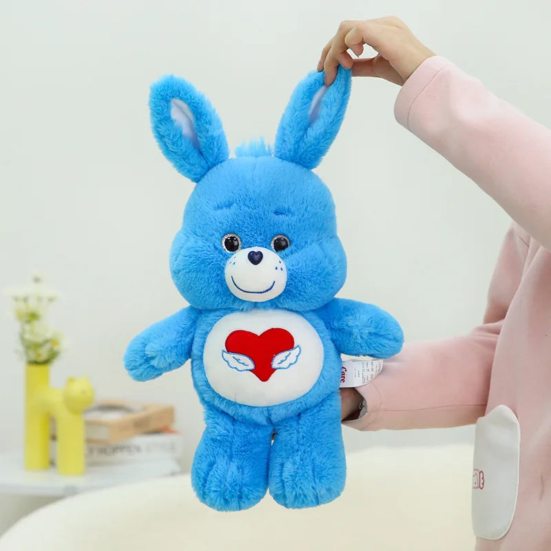 Peluche animaux style Bisounours 33 cm – Cœur brodé – vue 4 | BubuKawaii