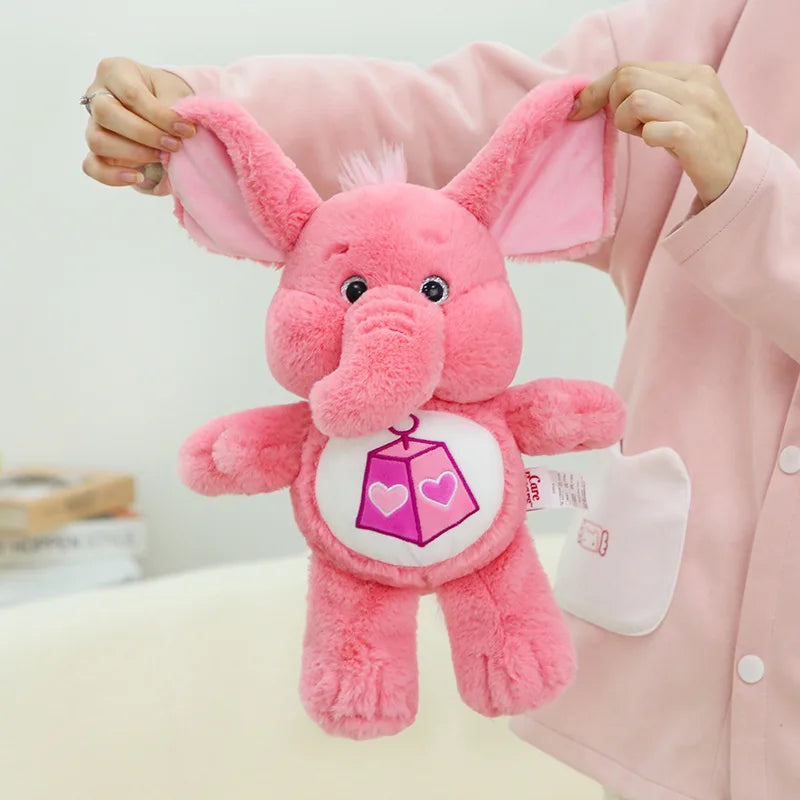 Peluche animaux style Bisounours 33 cm – Cœur brodé – vue 6 | BubuKawaii