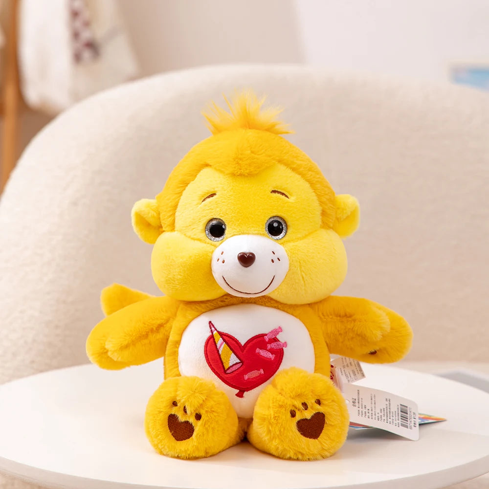 Peluche animaux style Bisounours 33 cm – Cœur brodé – vue 9 | BubuKawaii