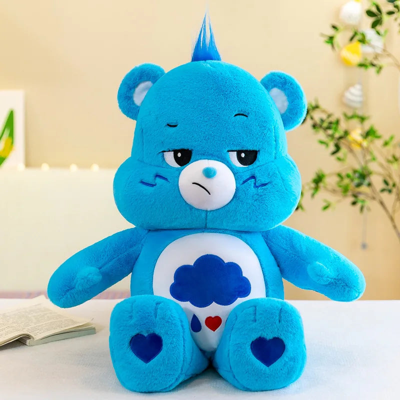 Peluche Bisounours 30 cm – Ventre arc-en-ciel – vue 11 | BubuKawaii