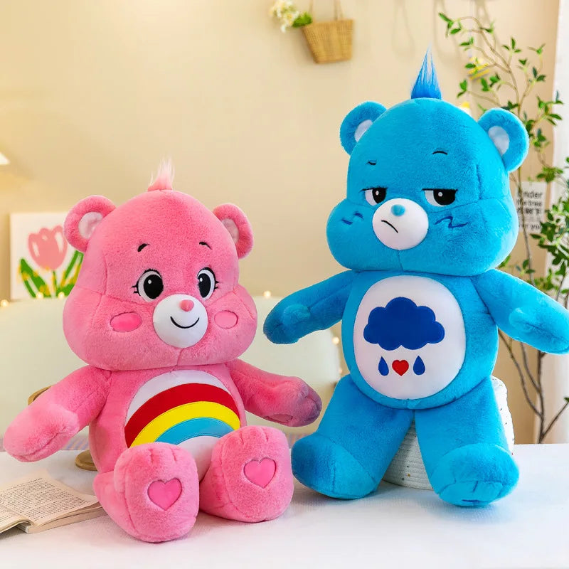 Peluche Bisounours 30 cm – Ventre arc-en-ciel – vue 3 | BubuKawaii
