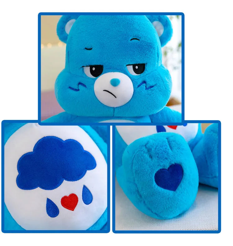 Peluche Bisounours 30 cm – Ventre arc-en-ciel – vue 5 | BubuKawaii