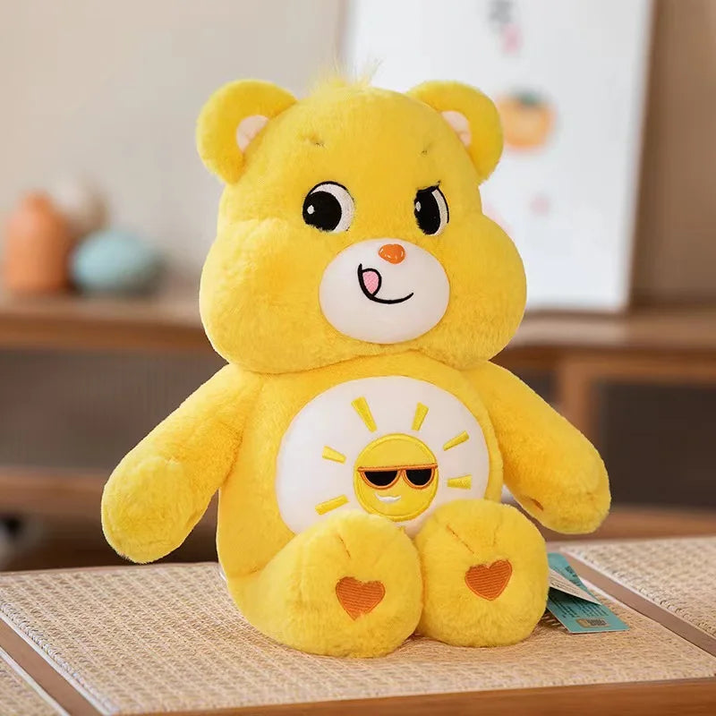 Peluche Bisounours 30 cm – Ventre arc-en-ciel – vue 7 | BubuKawaii