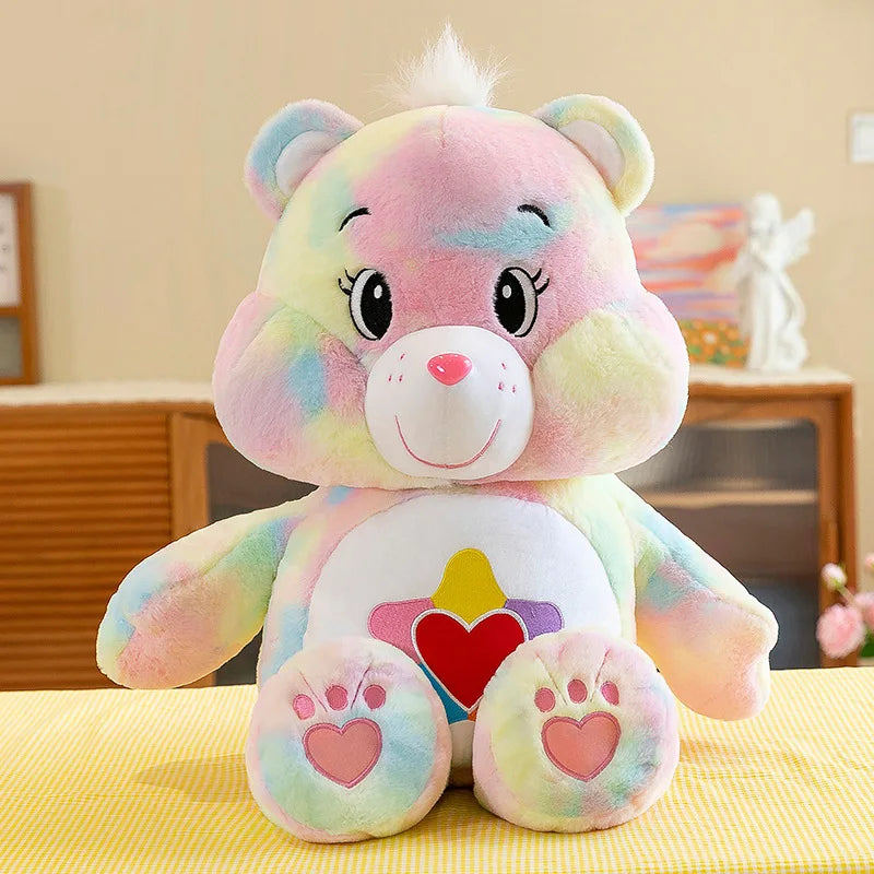 Peluche Bisounours 30 cm – Ventre arc-en-ciel – vue 9 | BubuKawaii