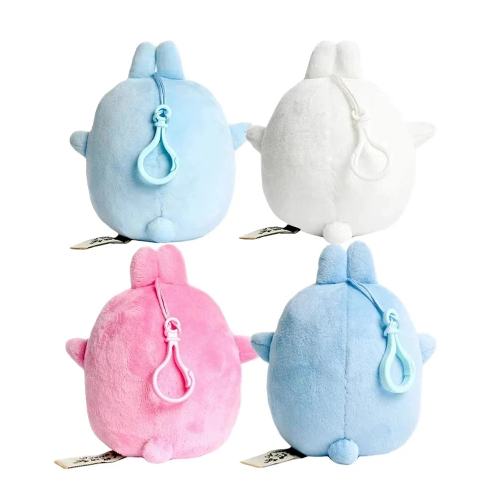 Peluche Molang et Piu Piu avec mousqueton – 14 cm – vue 3 | BubuKawaii