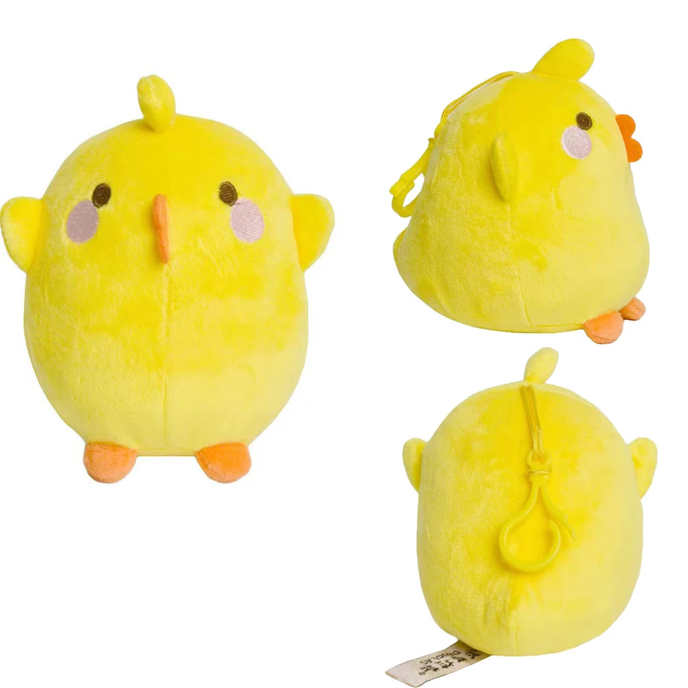 Peluche Molang et Piu Piu avec mousqueton – 14 cm – vue 4 | BubuKawaii