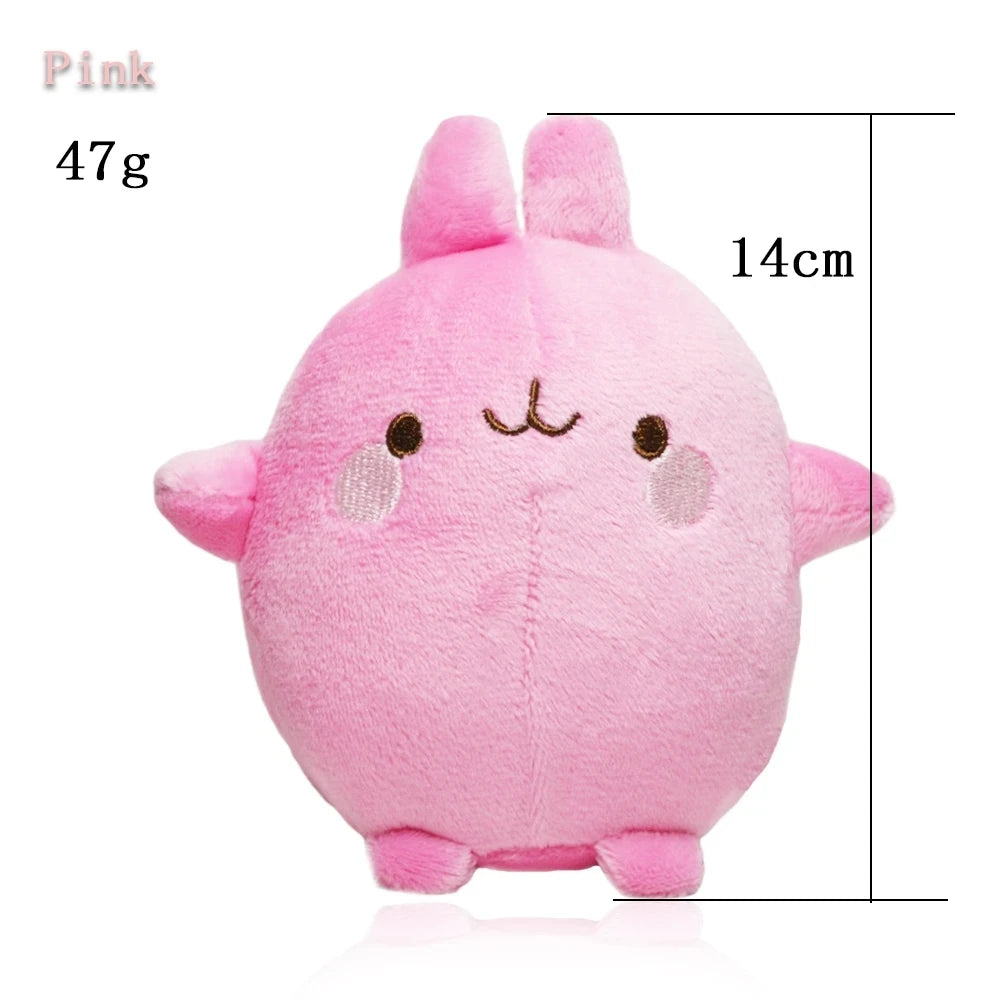 Peluche Molang et Piu Piu avec mousqueton – 14 cm – vue 7 | BubuKawaii