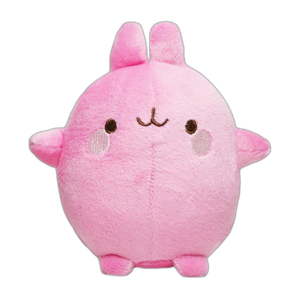 Packshot – peluche Molang rose avec mousqueton, 14 cm