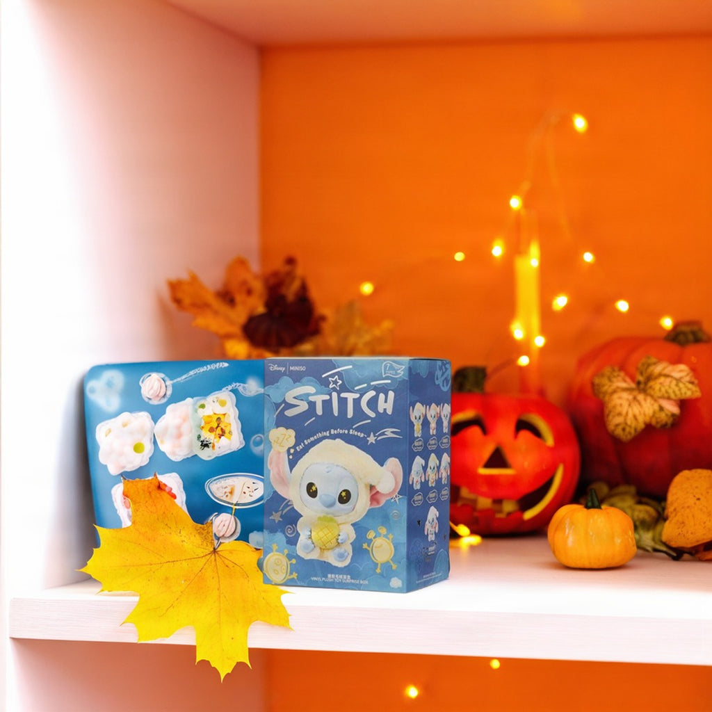 Peluche Stitch Eat Something Before Sleep – mise en scène