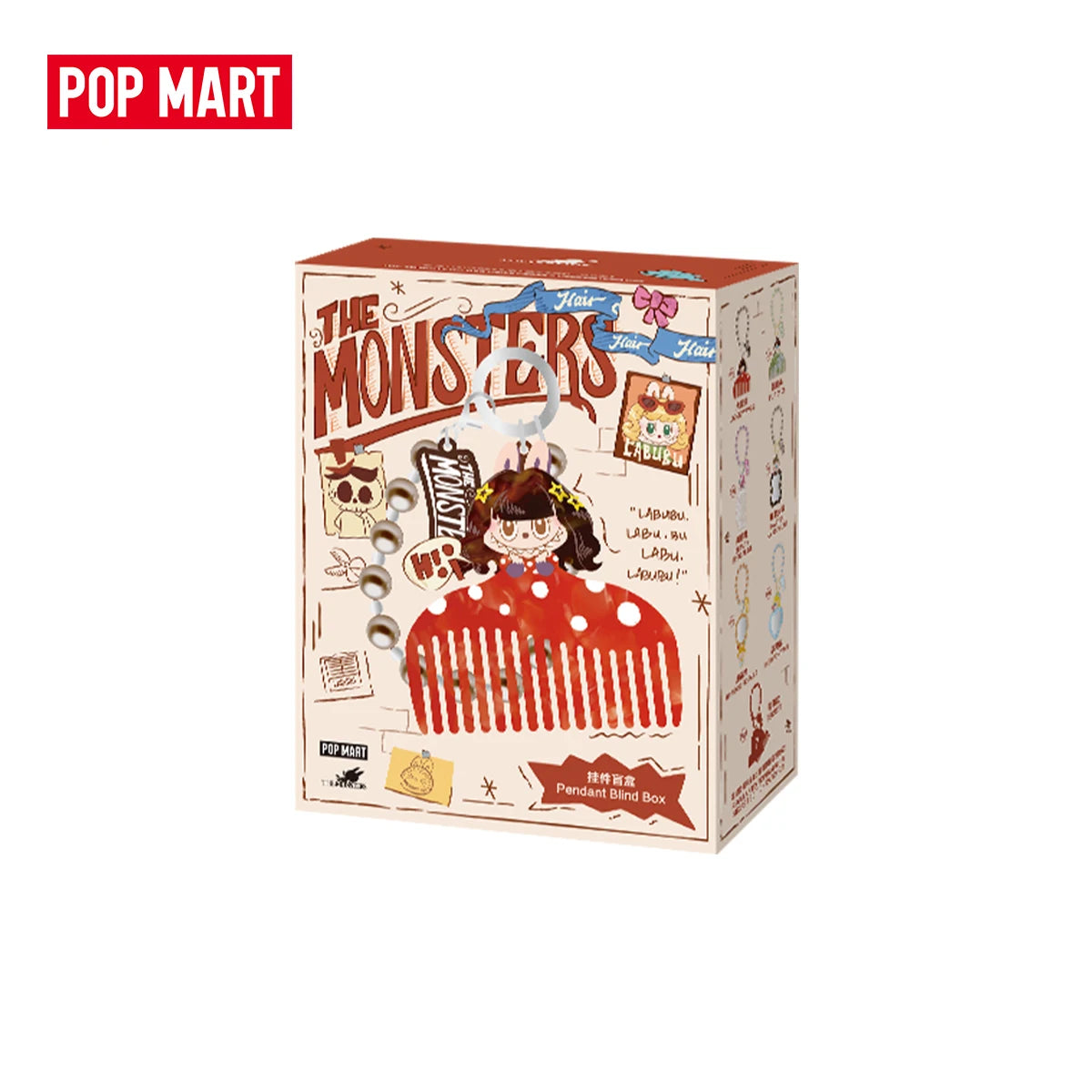 Pendentif The Monsters Hair Salon – Blind Box – vue 8 | BubuKawaii