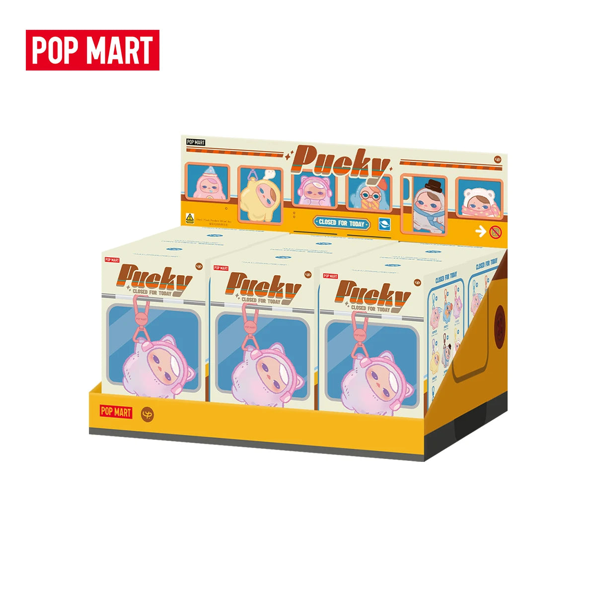 Pendentif peluche – Pucky Closed for Today – Blind Box – vue 8 | BubuKawaii