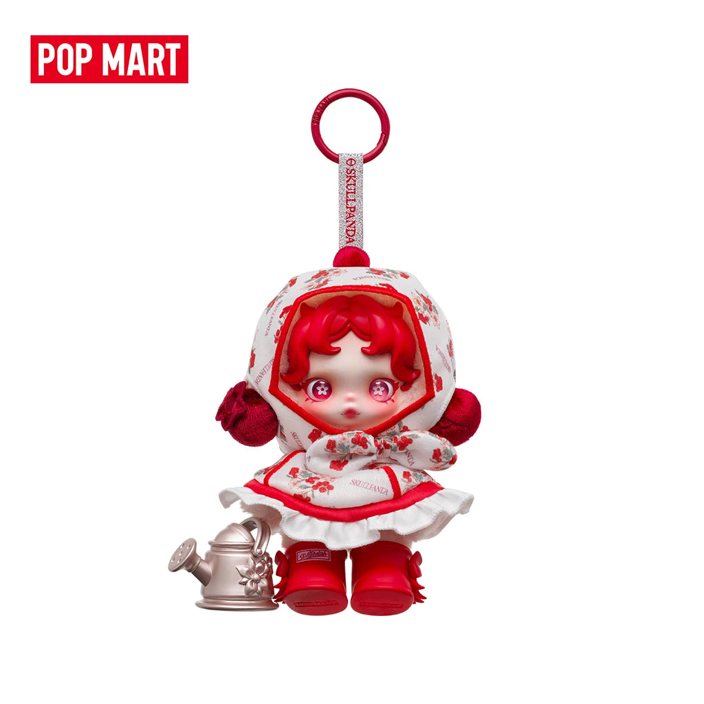 Pendentif peluche – Skullpanda Amid Flowers – vue 6 | BubuKawaii
