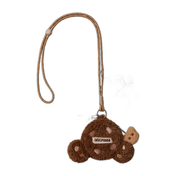 Packshot – pendentif peluche Skullpanda Holiday Dessert, ours et pain d'épices