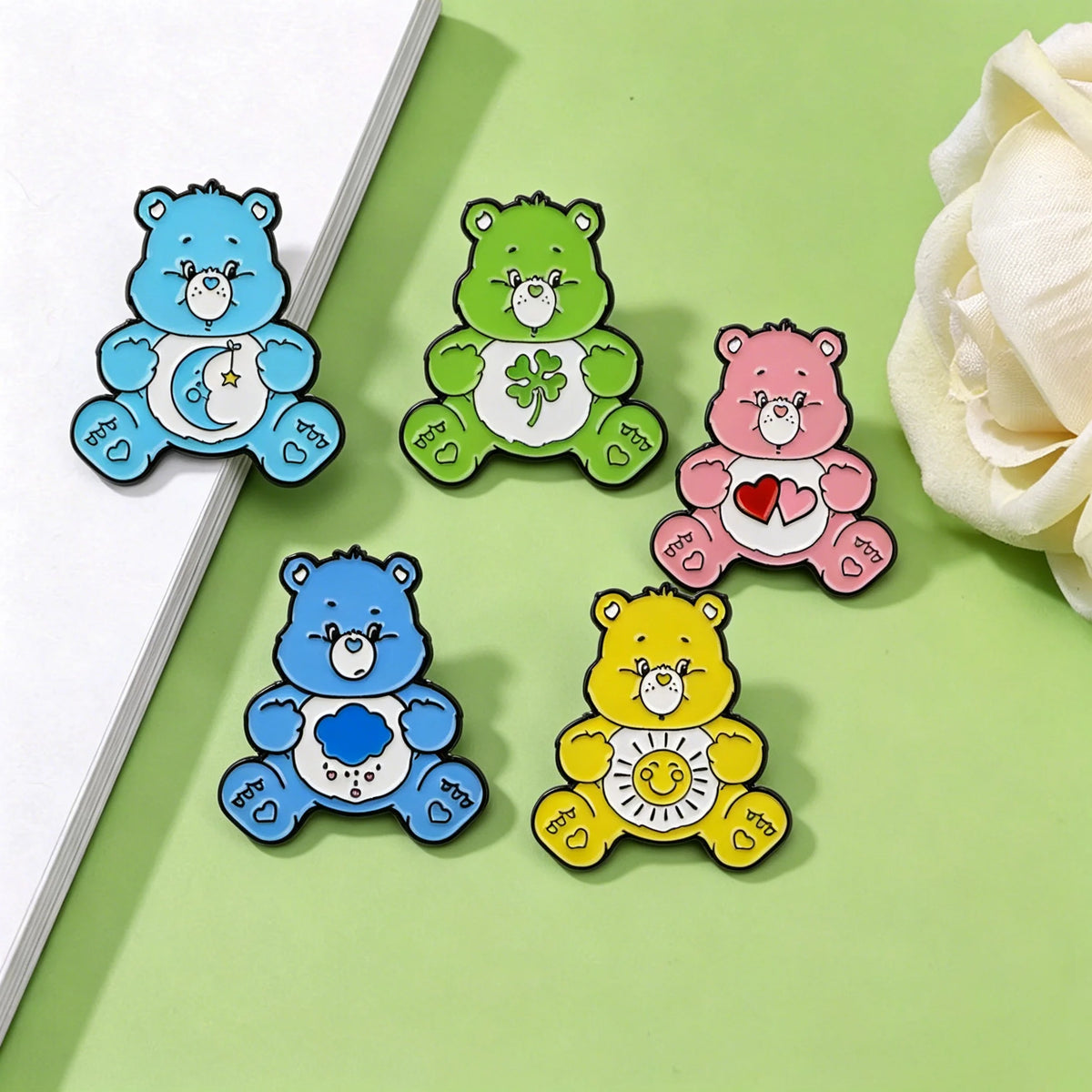 Pin's émaillé Bisounours – 9 ours au choix – vue 2 | BubuKawaii