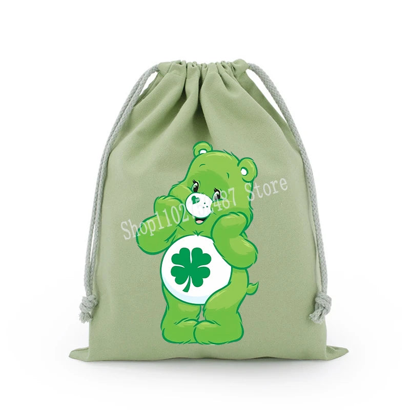 Pochette à cordon en toile – Bisounours, 3 tailles – vue 10 | BubuKawaii