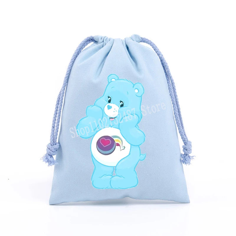 Pochette à cordon en toile – Bisounours, 3 tailles – vue 13 | BubuKawaii