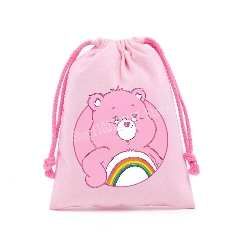 Pochette à cordon en toile – Bisounours, 3 tailles – vue 14 | BubuKawaii