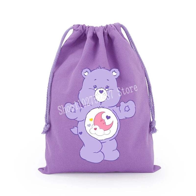 Pochette à cordon en toile – Bisounours, 3 tailles – vue 17 | BubuKawaii