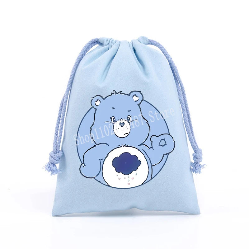 Pochette à cordon en toile – Bisounours, 3 tailles – vue 25 | BubuKawaii