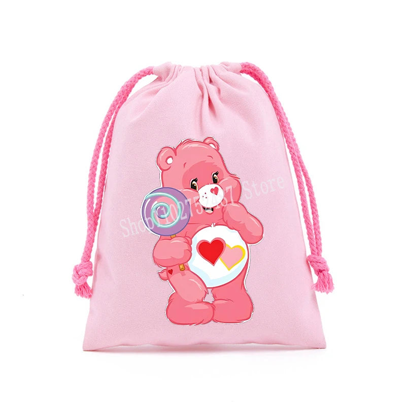 Pochette à cordon en toile – Bisounours, 3 tailles – vue 29 | BubuKawaii