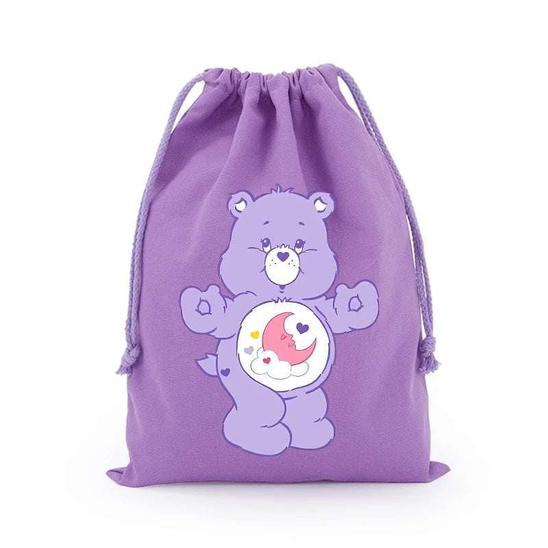 Pochette à cordon en toile – Bisounours, 3 tailles – vue 4 | BubuKawaii