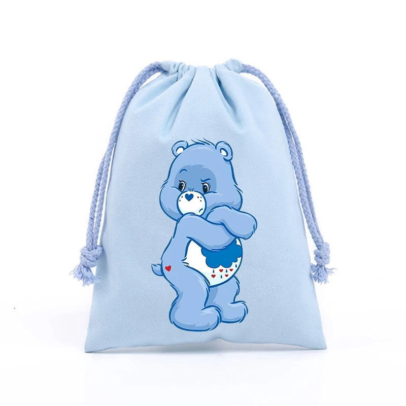 Pochette à cordon en toile – Bisounours, 3 tailles – vue 5 | BubuKawaii