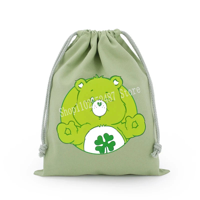 Pochette à cordon en toile – Bisounours, 3 tailles – vue 8 | BubuKawaii