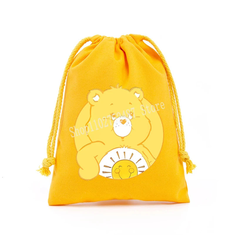 Pochette à cordon en toile – Bisounours, 3 tailles – vue 9 | BubuKawaii