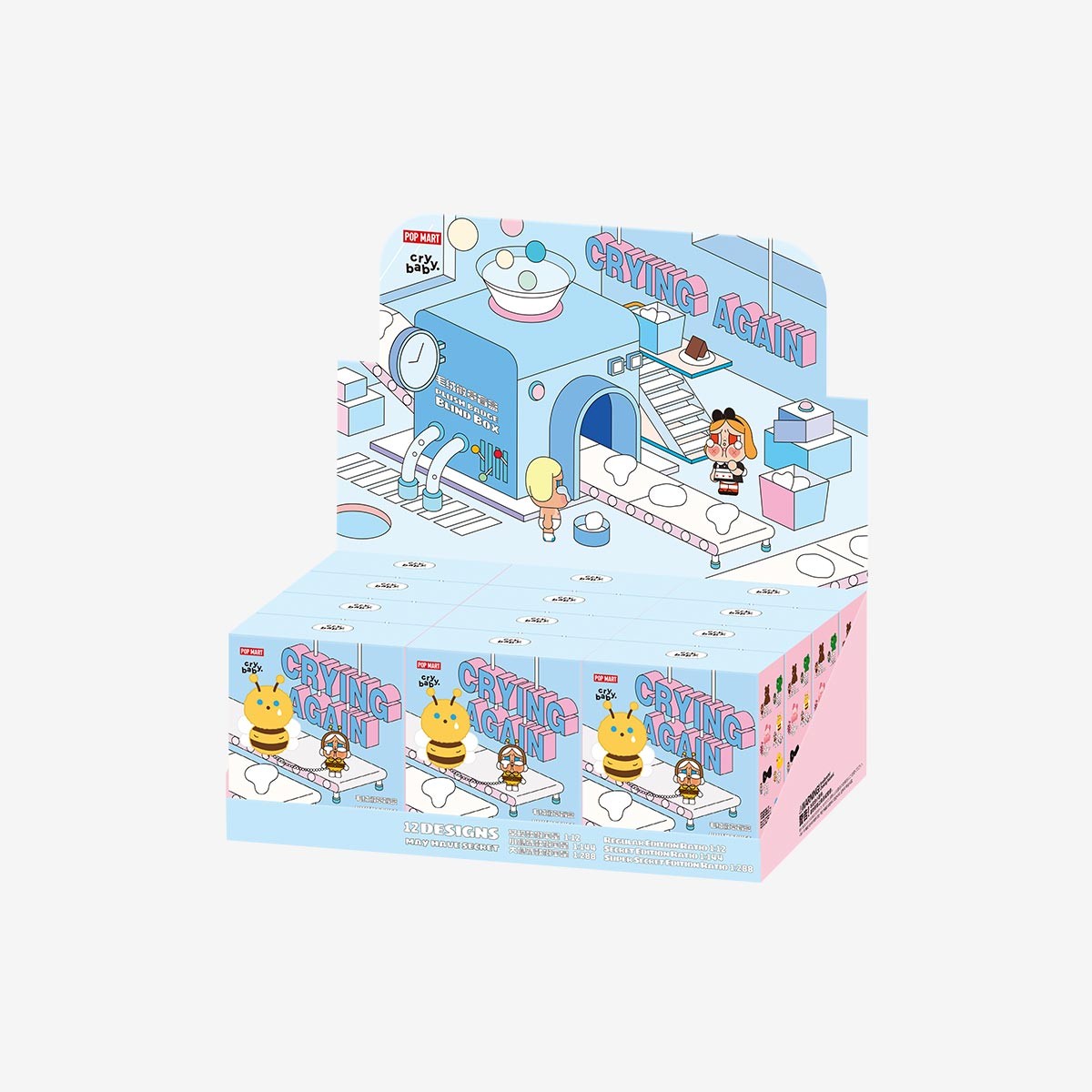 POP MART Crybaby Peluche Badge avec Médaille - photo officielle POP MART