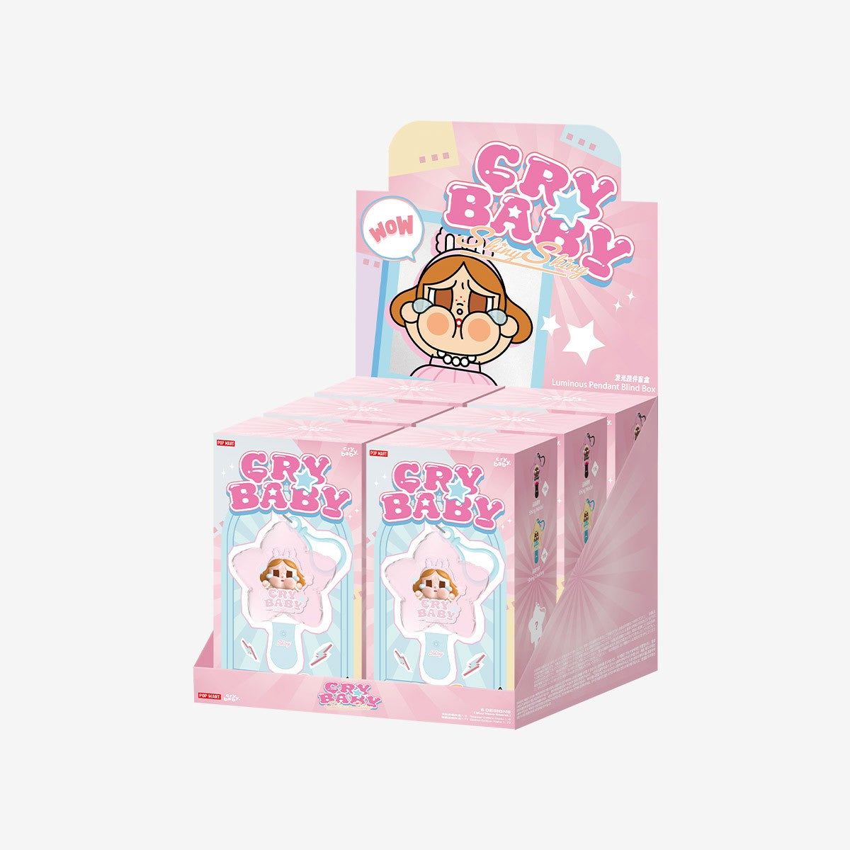 POP MART Crybaby Shiny Shiny Pendentif Lumineux — Blind Box - photo officielle POP MART