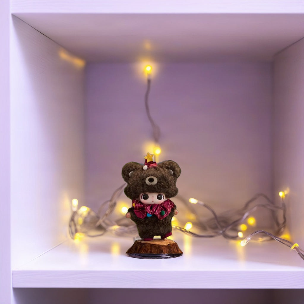 Mise en situation – POP MART DIMOO The Secret Theatre Club Series Vinyl Plush Pendant Blind Box Action Figure Cartoon Model Mystery Box Collection