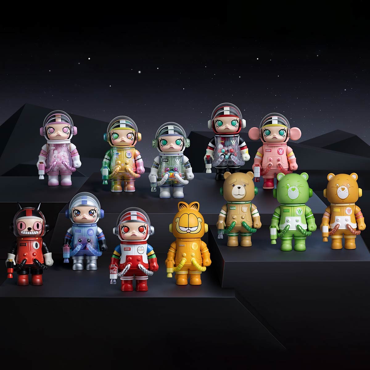 Pop Mart Figurine Mega Space Molly Série 3 — Blind Box - photo officielle POP MART