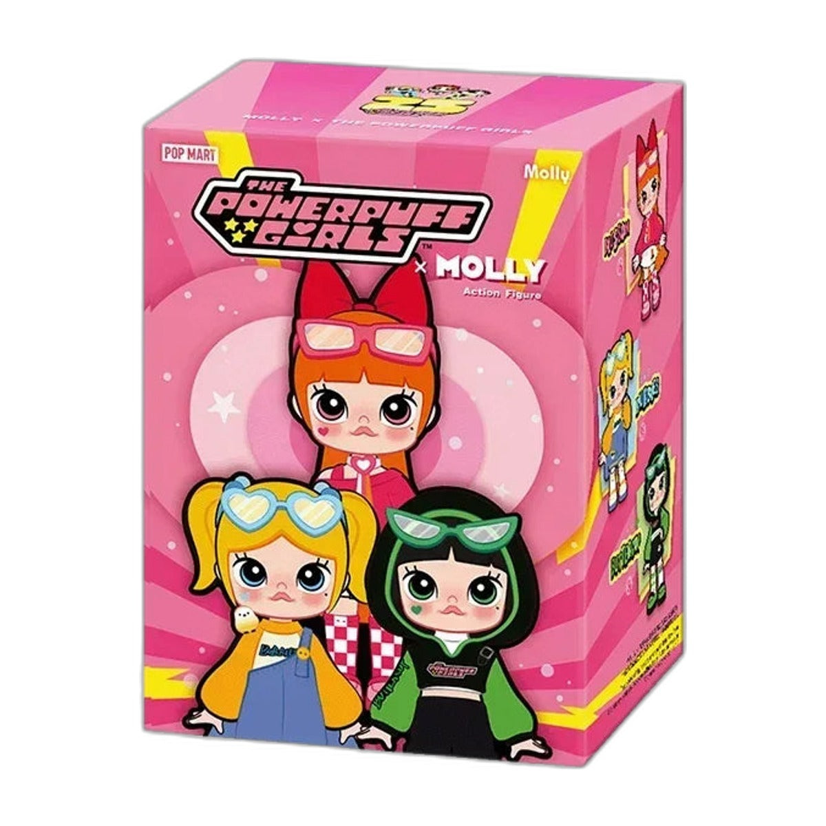 Packshot – POP MART MOLLY x The Powerpuff Girls Series Action Figure BJD Toy Anime Action Figure Guess Bag Ornament Figurines Home Decor