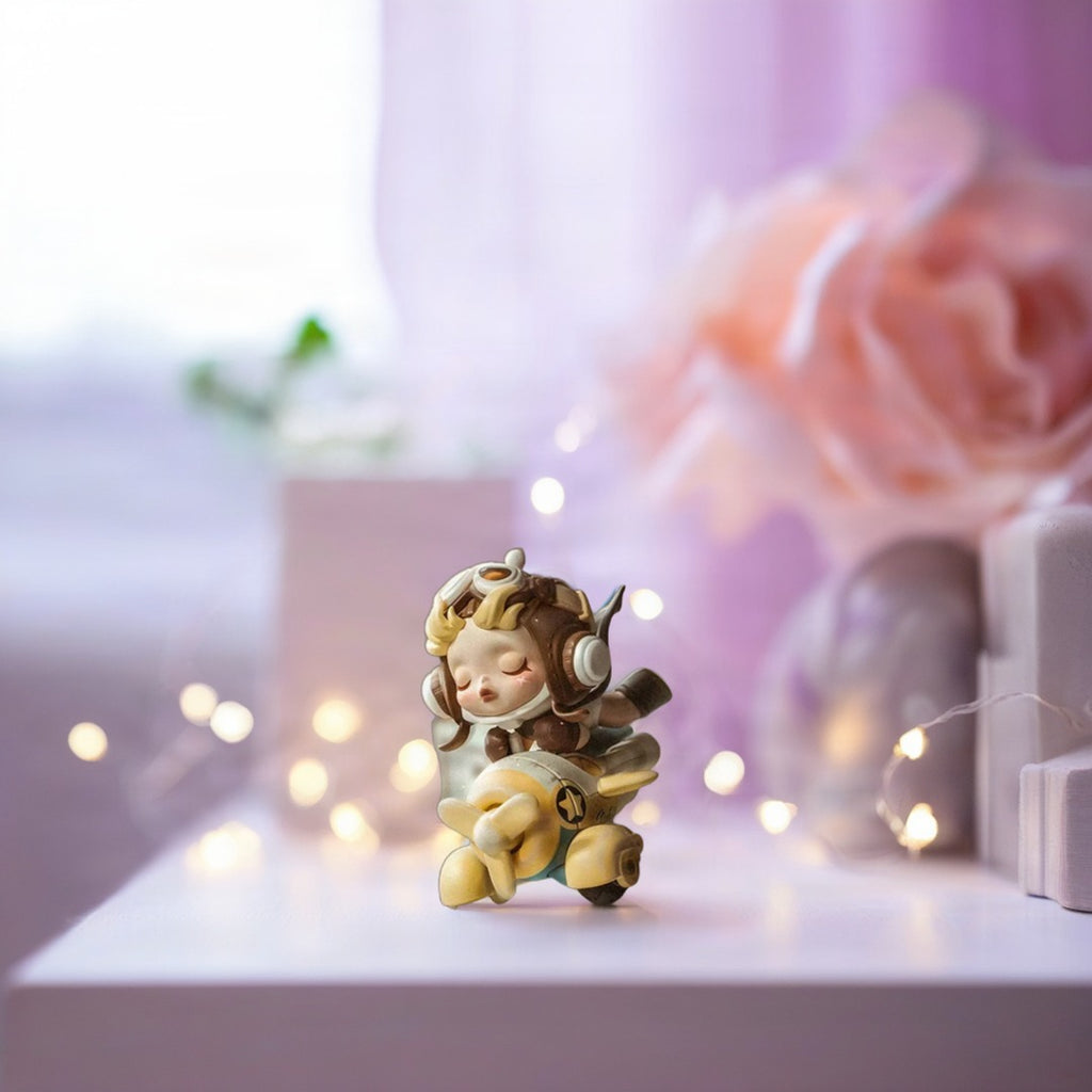 Mise en situation – POP MART Skullpanda Laid Back Tomorrow Series Genuine Mystery Box Blind Box Guess Bag Toys Doll Cute Desktop Ornament Collection