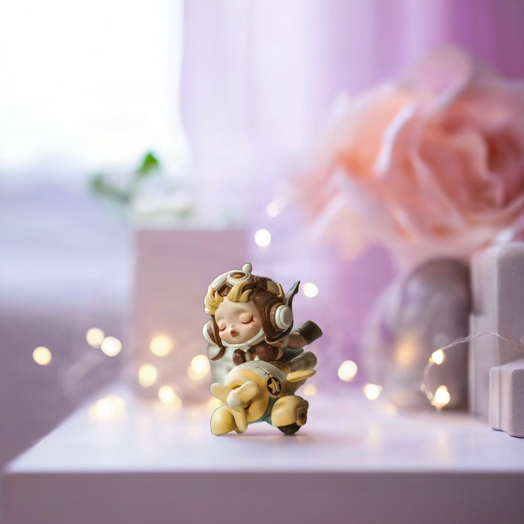 Mise en situation – POP MART Skullpanda Laid Back Tomorrow Series Genuine Mystery Box Blind Box Guess Bag Toys Doll Cute Desktop Ornament Collection