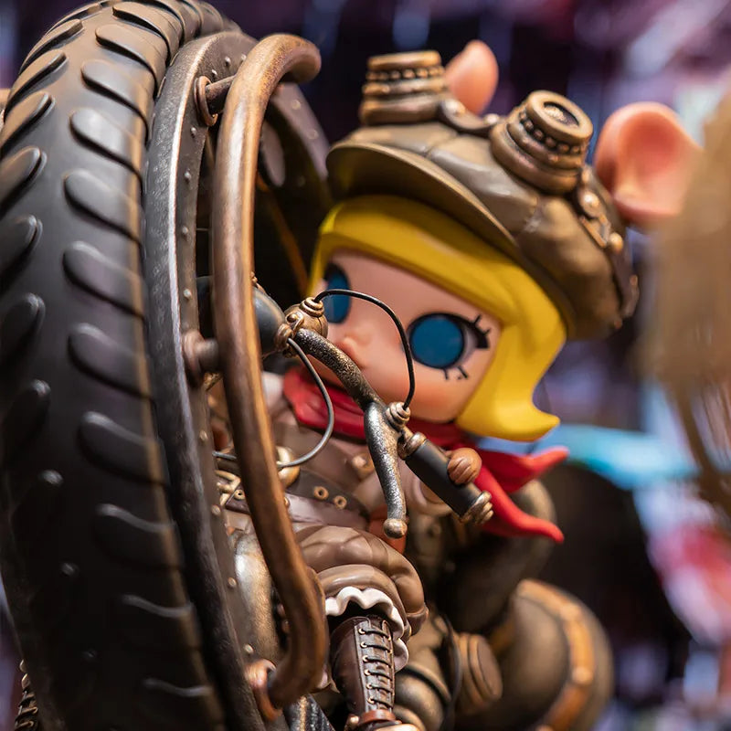 Pop Mart – Steampunk Monowheel Molly – Édition limitée – vue 3 | BubuKawaii
