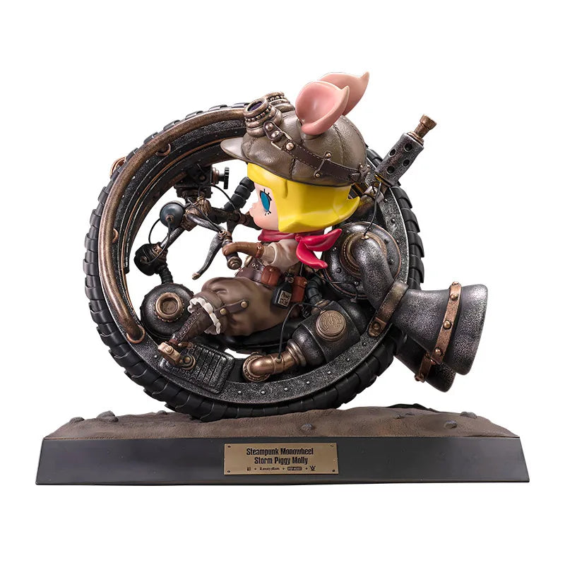 Pop Mart – Steampunk Monowheel Molly – Édition limitée – vue 7 | BubuKawaii