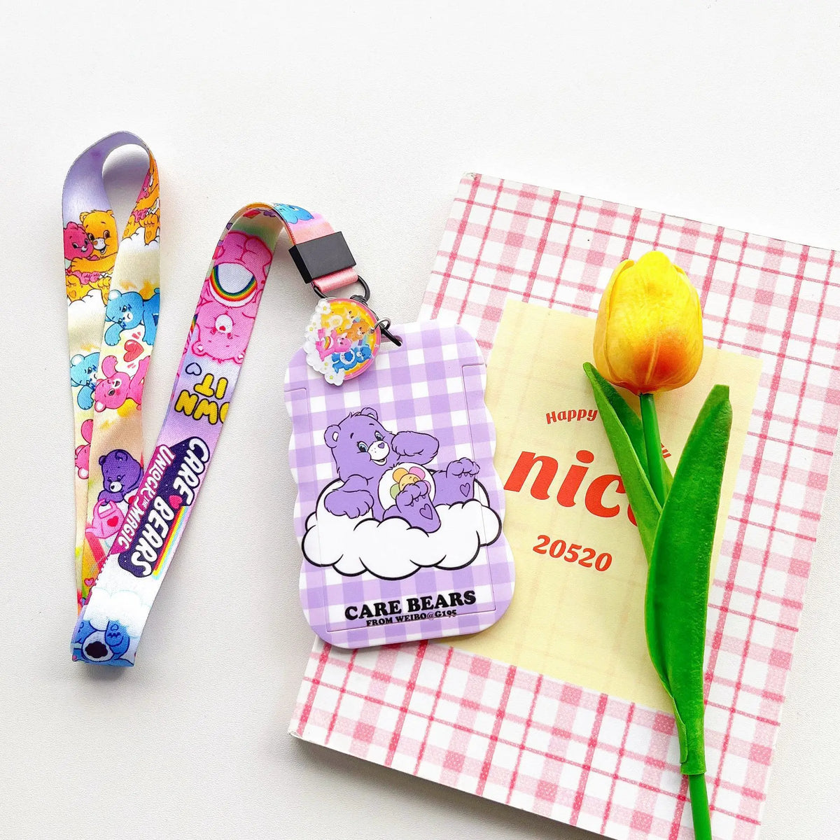 Porte-carte à tour de cou – Bisounours – vue 6 | BubuKawaii