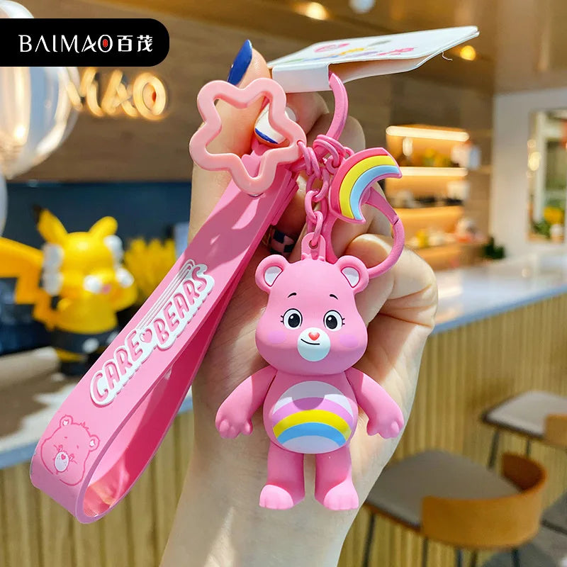 Porte-clés figurine Bisounours – Dragonne silicone – vue 11 | BubuKawaii
