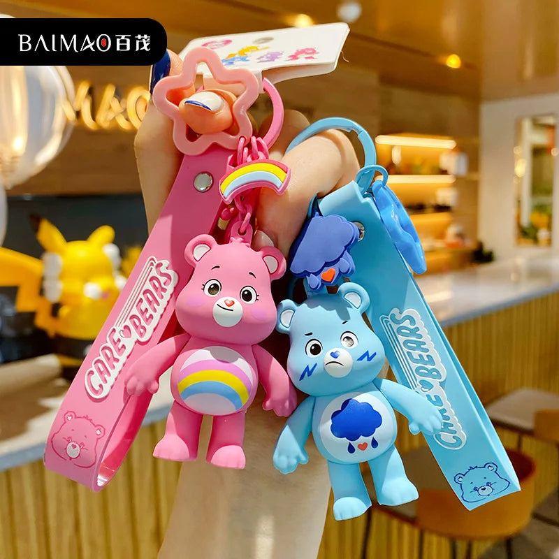 Porte-clés figurine Bisounours – Dragonne silicone – vue 2 | BubuKawaii