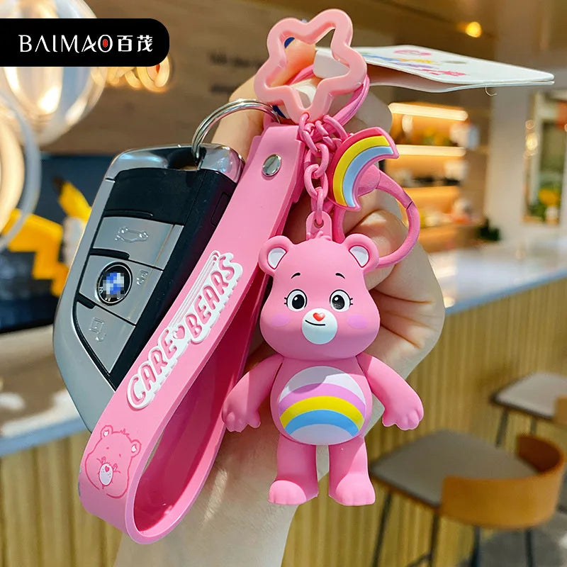 Porte-clés figurine Bisounours – Dragonne silicone – vue 3 | BubuKawaii