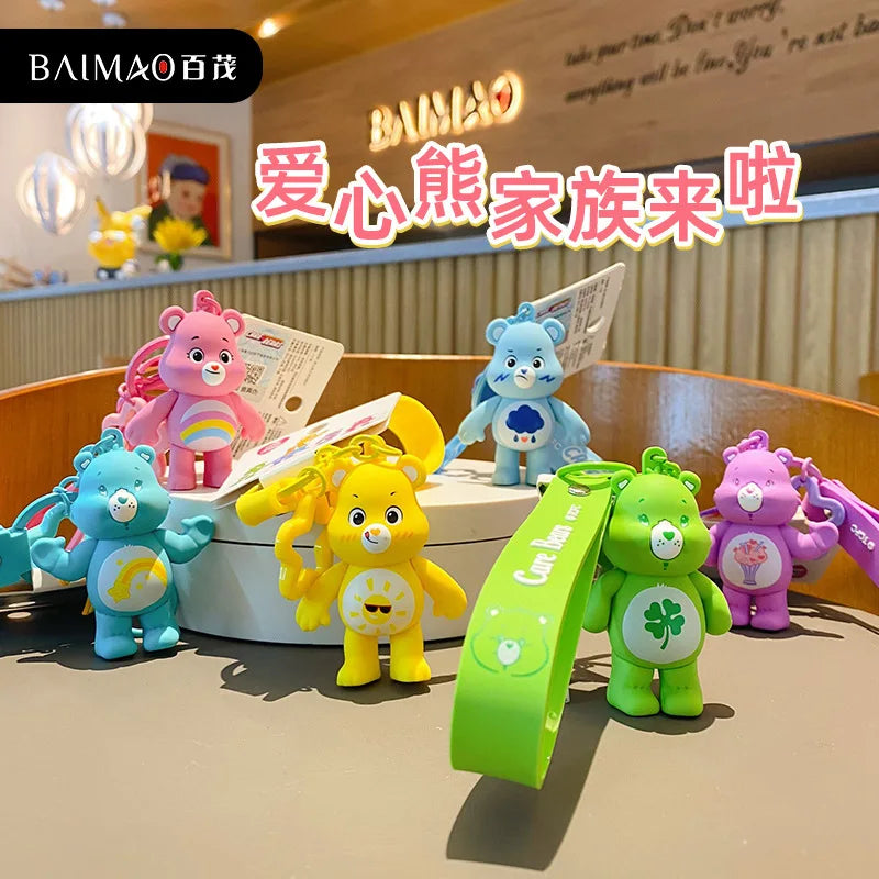Porte-clés figurine Bisounours – Dragonne silicone – vue 5 | BubuKawaii