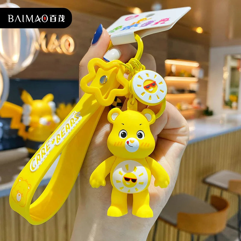Porte-clés figurine Bisounours – Dragonne silicone – vue 8 | BubuKawaii