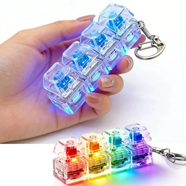 Porte-clés switchs de clavier RGB – Fidget | BubuKawaii