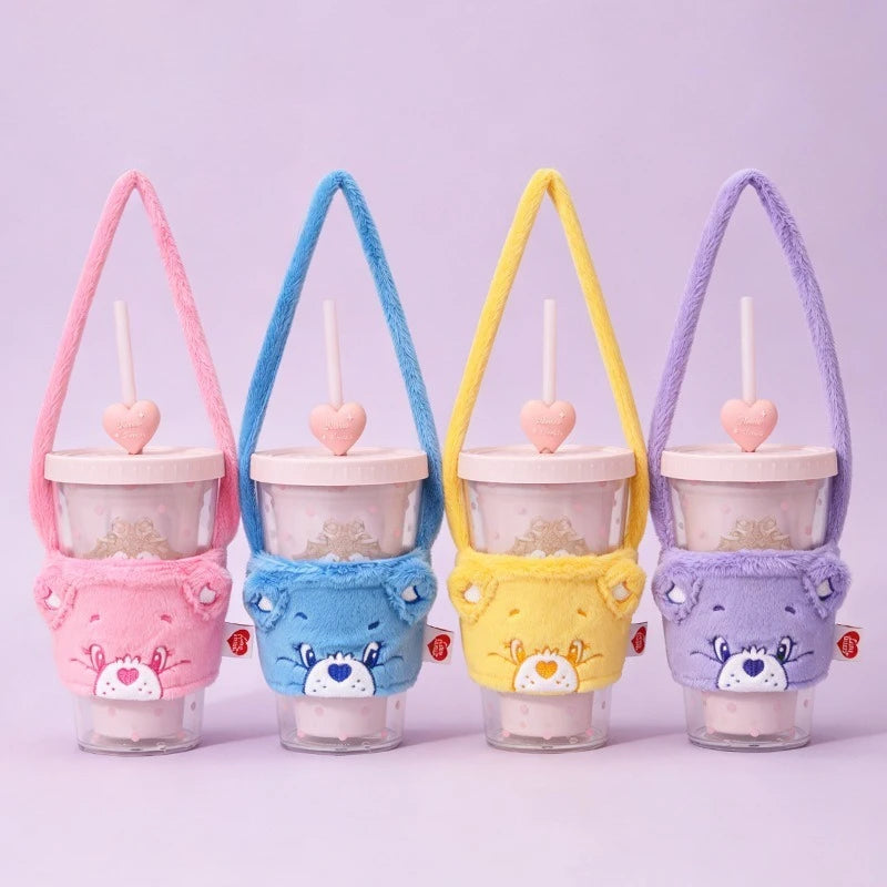 Porte-gobelet en peluche à bandoulière – Bisounours – vue 3 | BubuKawaii