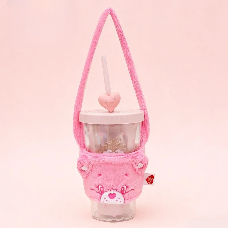 Porte-gobelet en peluche à bandoulière – Bisounours – vue 7 | BubuKawaii