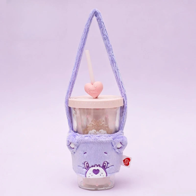 Porte-gobelet en peluche à bandoulière – Bisounours – vue 8 | BubuKawaii
