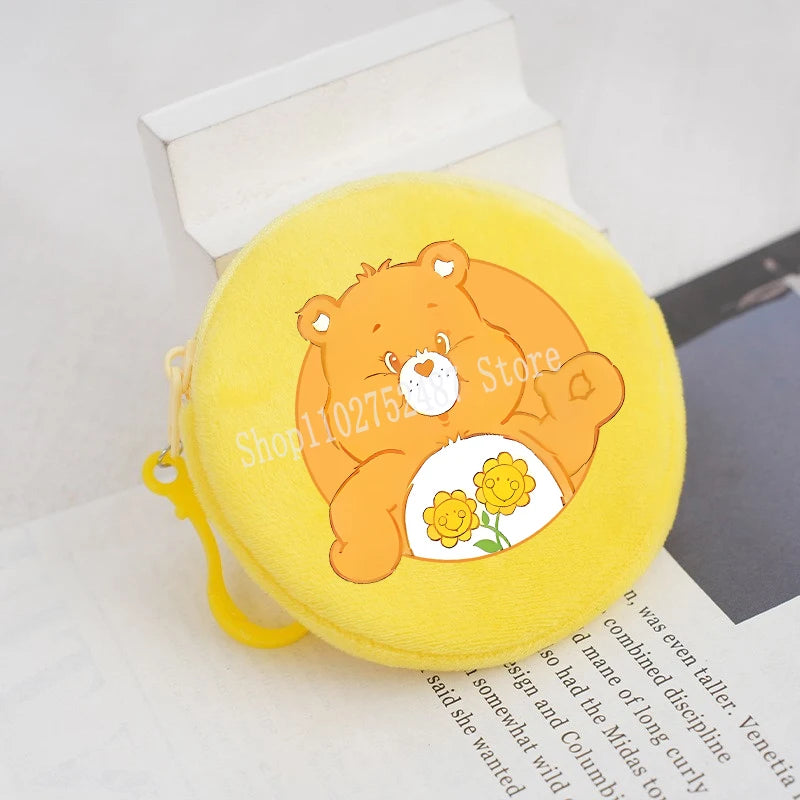Porte-monnaie rond en peluche – Bisounours – vue 12 | BubuKawaii