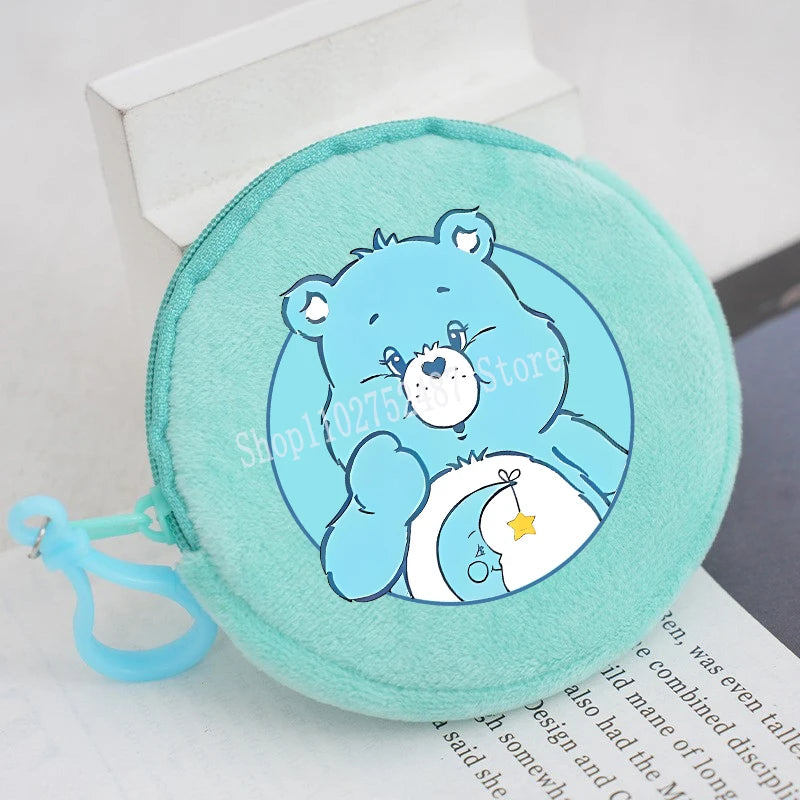 Porte-monnaie rond en peluche – Bisounours – vue 13 | BubuKawaii
